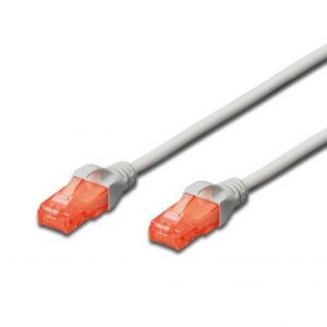 PATCH CORD UTP CAT 6 NON SCHERMATO MT. 1 GRIGIO