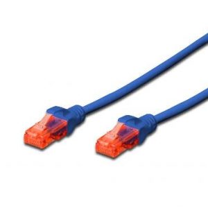 PATCH CORD UTP CAT 6 NON SCHERMATO MT. 2 COLORE BLU