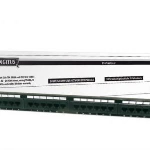 PATCH PANEL 19 NON SCHERMATO UTP 24P DIGITUS 8 POLI RJ45 CAT 6 – 1U