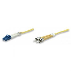 Cavo fibra ottica ST/LC 9/125 Monomodale 3 metri OS2 giallo