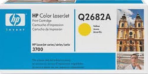 Toner HP originale Q2682A Giallo per Color Laserjet 3700